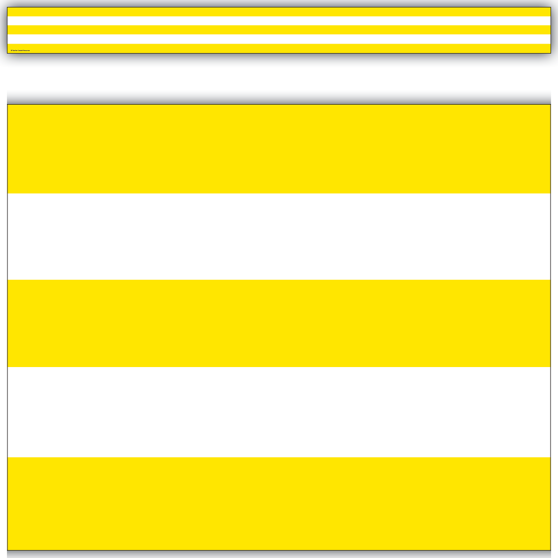 Yellow with White Lines Logo - Yellow & White Stripes Straight Border Trim. Teacher