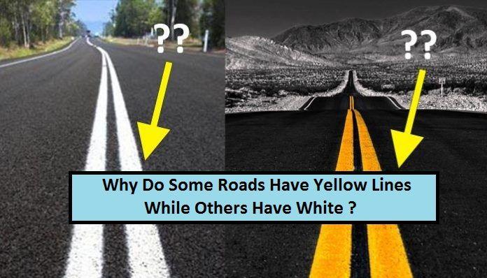 Yellow with White Lines Logo - Why Do Some Roads Have Yellow lines While Others Have White?