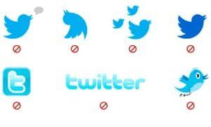 New Twitter Logo - No flipping the bird! Twitter unveils strict usage guidelines for ...