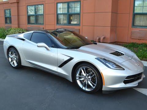 Silver Corvette Logo - SOLD 2015 Blade Silver Metallic Corvette Coupe - YouTube