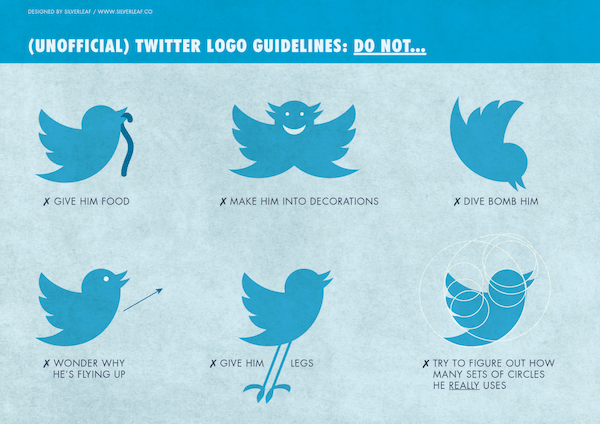 New Twitter Logo - What Happens if You Violate Twitter's New Logo Guidelines?