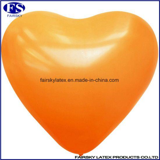 Orange Shaped Logo - China Orange Logo Printed Custom Heart Shape Latex Balloon - China ...