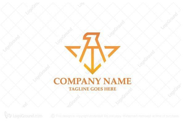 Orange Shaped Logo - Exclusive Logo 94554, V Eagle Logo | LOGOS FOR SALE | Logos, Logo ...