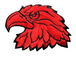 Red Eagle Head Logo - Large Back Patch Red Eagle Head Emblem Logo 8 x 11 Embroidered