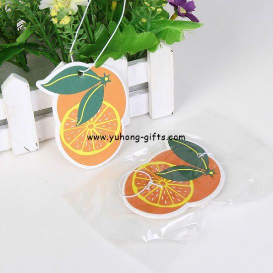 Orange Shaped Logo - China 2017 Orange Shaped Hanging Paper Orange Scent Air Freshener