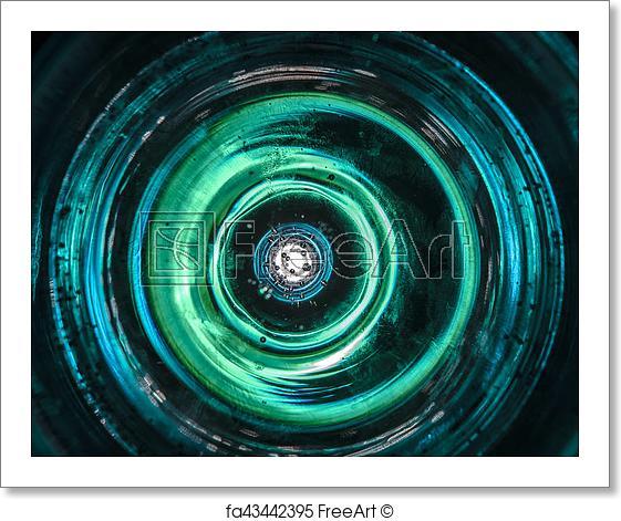 Blue and Green Spiral Logo - Free art print of Hypnosis Spiral,concept for hypnosis, descending ...