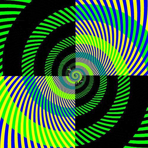 Blue and Green Spiral Logo - The Green You See Is Not The Green You See : 13.7: Cosmos And ...