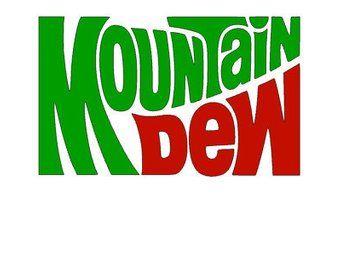 Old Mtn Dew Logo - Mountain dew | Etsy