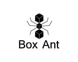 Ant Logo - Box Ant Designed by Amin007 | BrandCrowd
