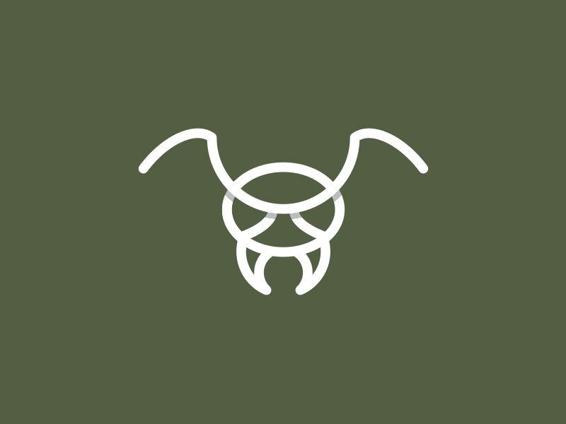Ant Logo - Ant Mark by Justin Girard | Dribbble | Dribbble