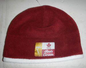 Red Roots Logo - Roots Canada Olympics Torch Rings Logo Winter Beanie Hat Cap Red