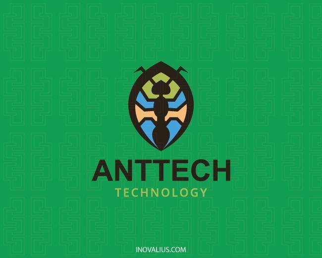 Ant Logo - Ant Tech Logo Design | Inovalius