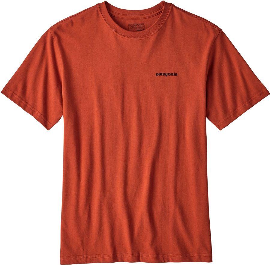 Red Roots Logo - Patagonia P-6 Logo T-Shirt, L Roots Red