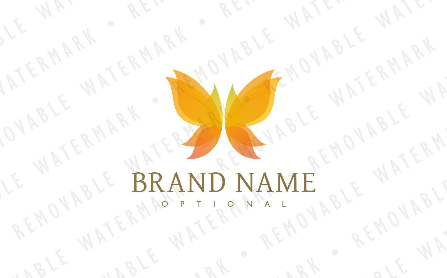 Magazine Butterfly Logo - Autumn Butterfly Logo Template. Designs Inspiration