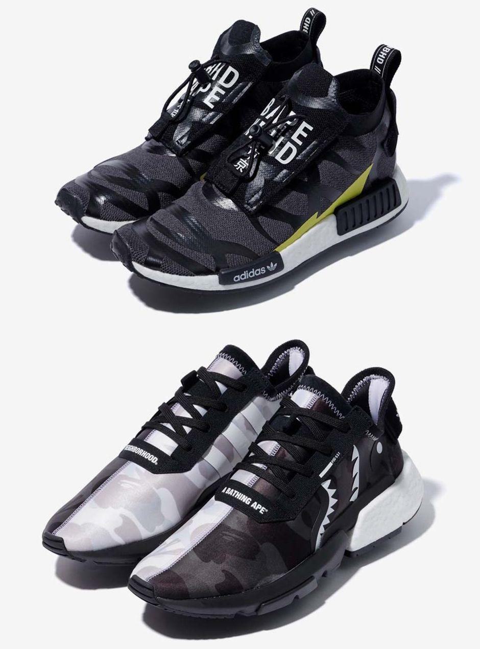 Adidas X BAPE Logo - Check Out the Latest adidas X BAPE X Neighborhood Collection – Unpacked