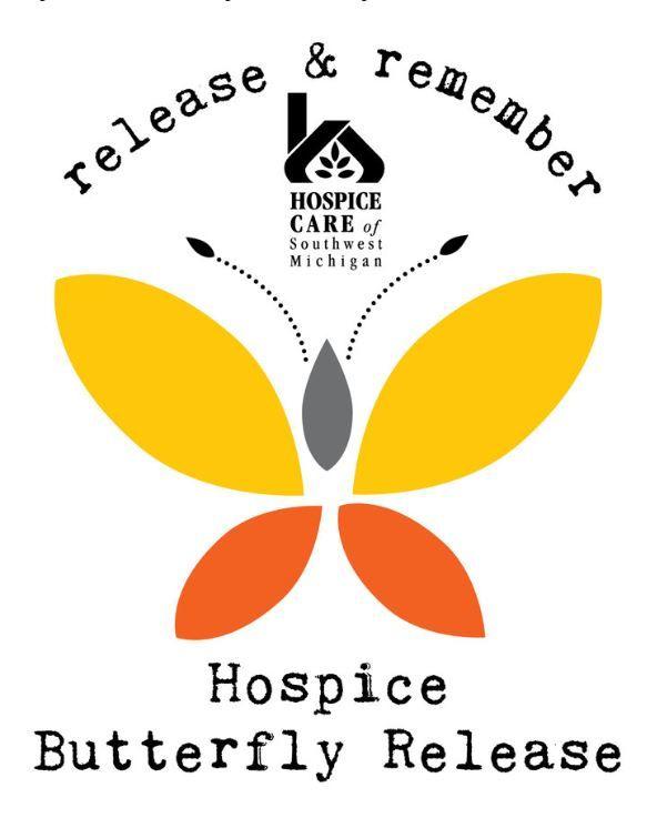 Magazine Butterfly Logo - Hospice Butterfly Release's Lifestyle Magazine of Greater