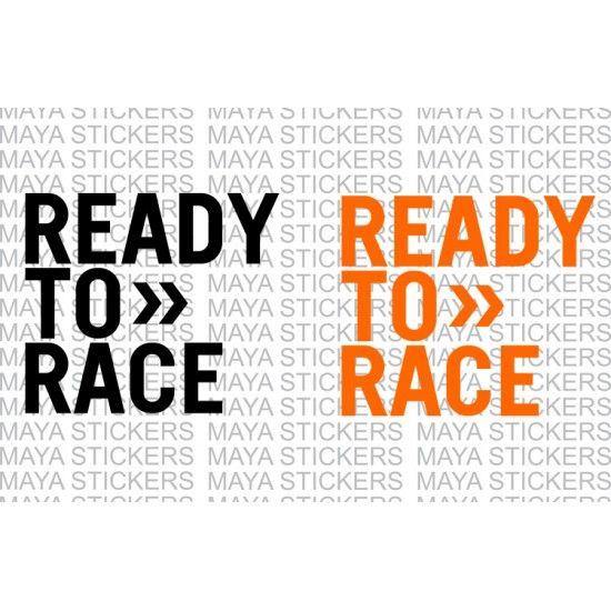 Ready to Race KTM Logo - Ready to Race stickers for KTM Bikes, racing stickers. Available in ...
