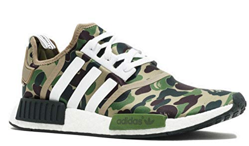 Adidas X BAPE Logo - Adidas x Bape NMD - Green Camo - Size UK 8- Brand New: Amazon.co.uk ...