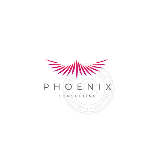Phoenix Logo - Phoenix Consulting logo - Cool phoenix bird flying | Pixellogo