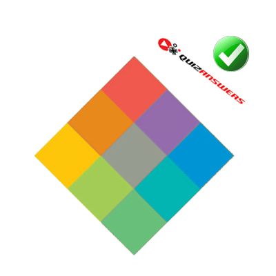 Colorful Square Logo - Coloured Squares Logo - Logo Vector Online 2019