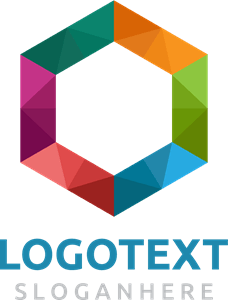 Colorful Square Logo - Colorful hexagon Logo Vector (.EPS) Free Download