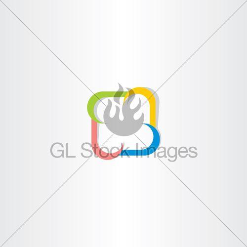 Colorful Square Logo - Colorful Square Logo Abstract Business Technology Icon Ve... · GL ...