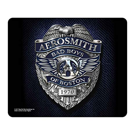 Aerosmith Band Logo - Amazon.com : Aerosmith Mouse Mat Pad Bad Boys of Boston Band Logo ...