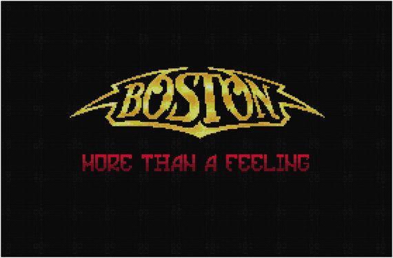 Boston Band Logo - Boston Band Logo Cross Stitch Pattern More by CowbellCrossStitch ...