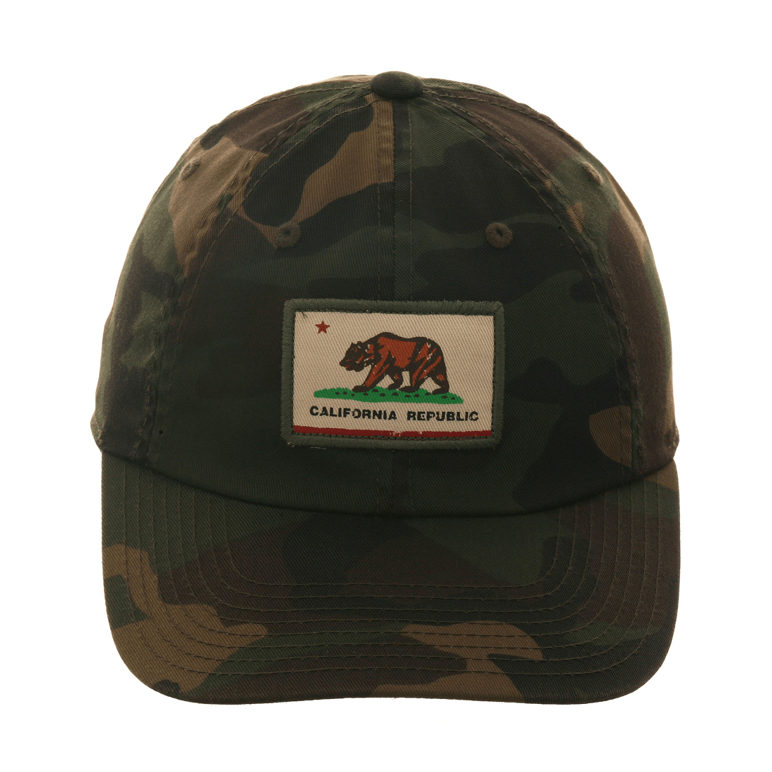 Camo Cali Logo - American Needle Badger Camo California Dad Hat - Camouflage – Hat Club