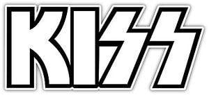 Kiss Rock Band Logo - KISS Sticker Decal *3 SIZES* Rock Roll Vinyl Bumper Wall Logo Band ...