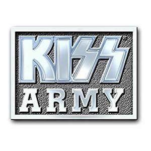 Kiss Rock Band Logo - KISS Official Band Logo Metal Pin Badge kiss army Glam rock | eBay
