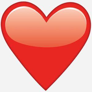Red Orange Heart Logo - ❤ heart emoji does the red heart emoji mean?