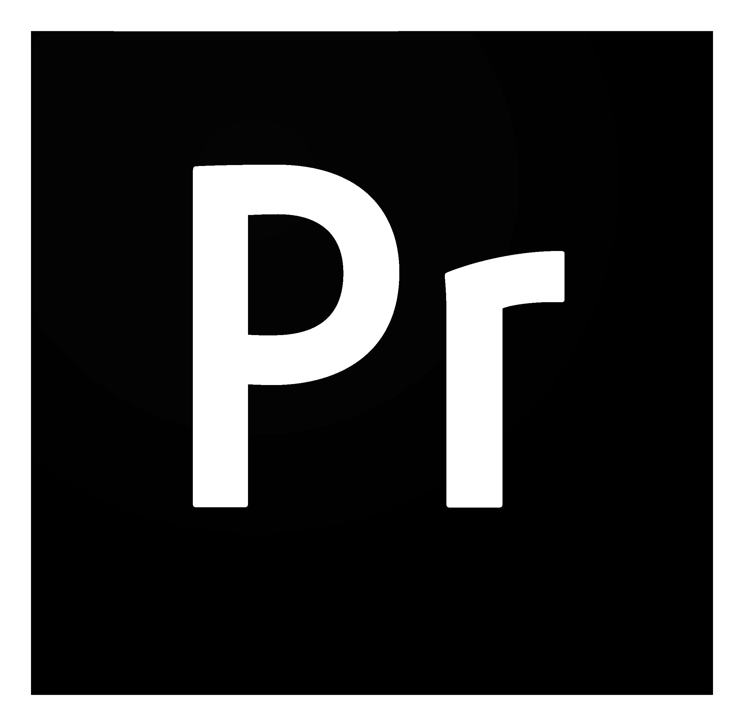CC and White Logo - Premiere Pro CC Logo PNG Transparent & SVG Vector