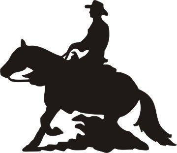 Reining Horse Logo - Reining Horse Silhouette Clip Art Clipart | Flying Dirt Designs ...