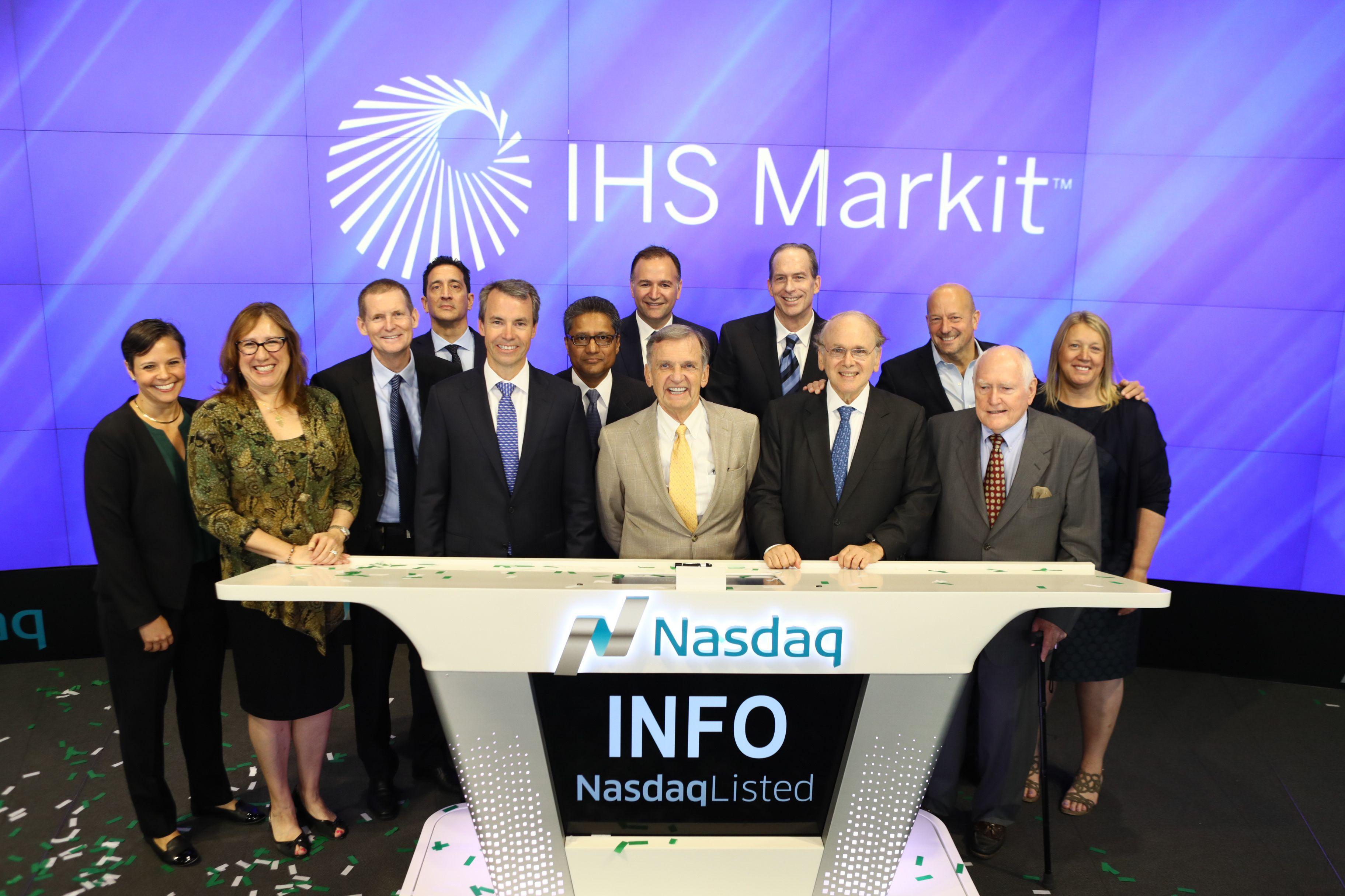 New Nasdaq Logo - IHS Markit Rings Opening Bell at Nasdaq, Unveils New Logo | IHS ...