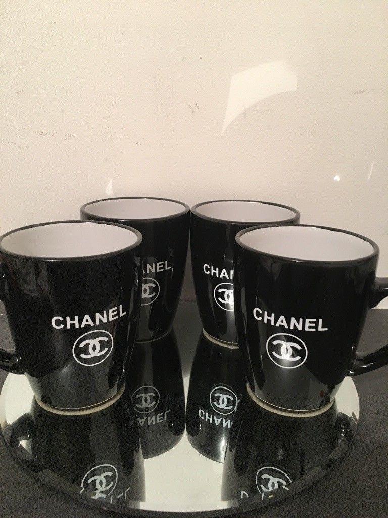 CC and White Logo - Designer cc black mugs with white logo. in Portsmouth, Hampshire