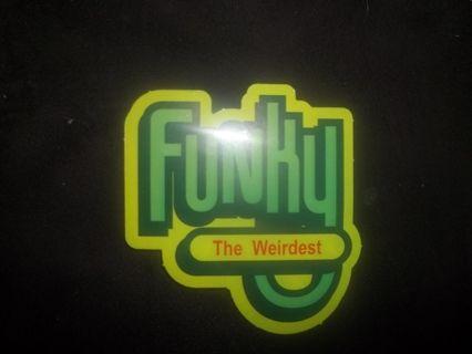 Funyuns Logo - Free: ***FREE STICKER*** Funky the weirdest Looks like the Funyuns