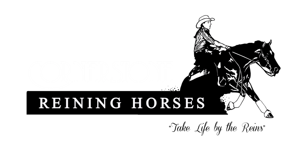 Reining Horse Logo - Cornerstone Reining Horses | Horseback Riding Lessons & Boarding ...