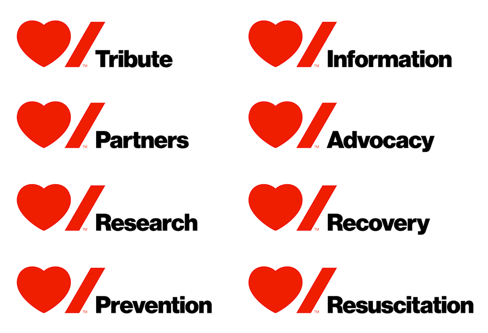 Red Orange Heart Logo - Brand New: New Logo and Identity for Heart & Stroke