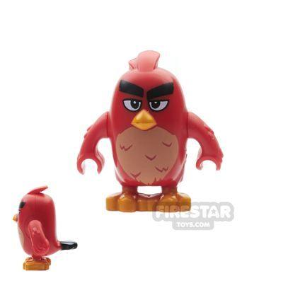 Bird On Red Oval Logo - LEGO Angry Birds Mini Figure - Red - Oval Eyes | Angry Birds LEGO ...