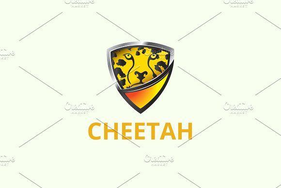 Cheetah Car Logo - Cheetah Shield Logo Logo Templates Creative Market