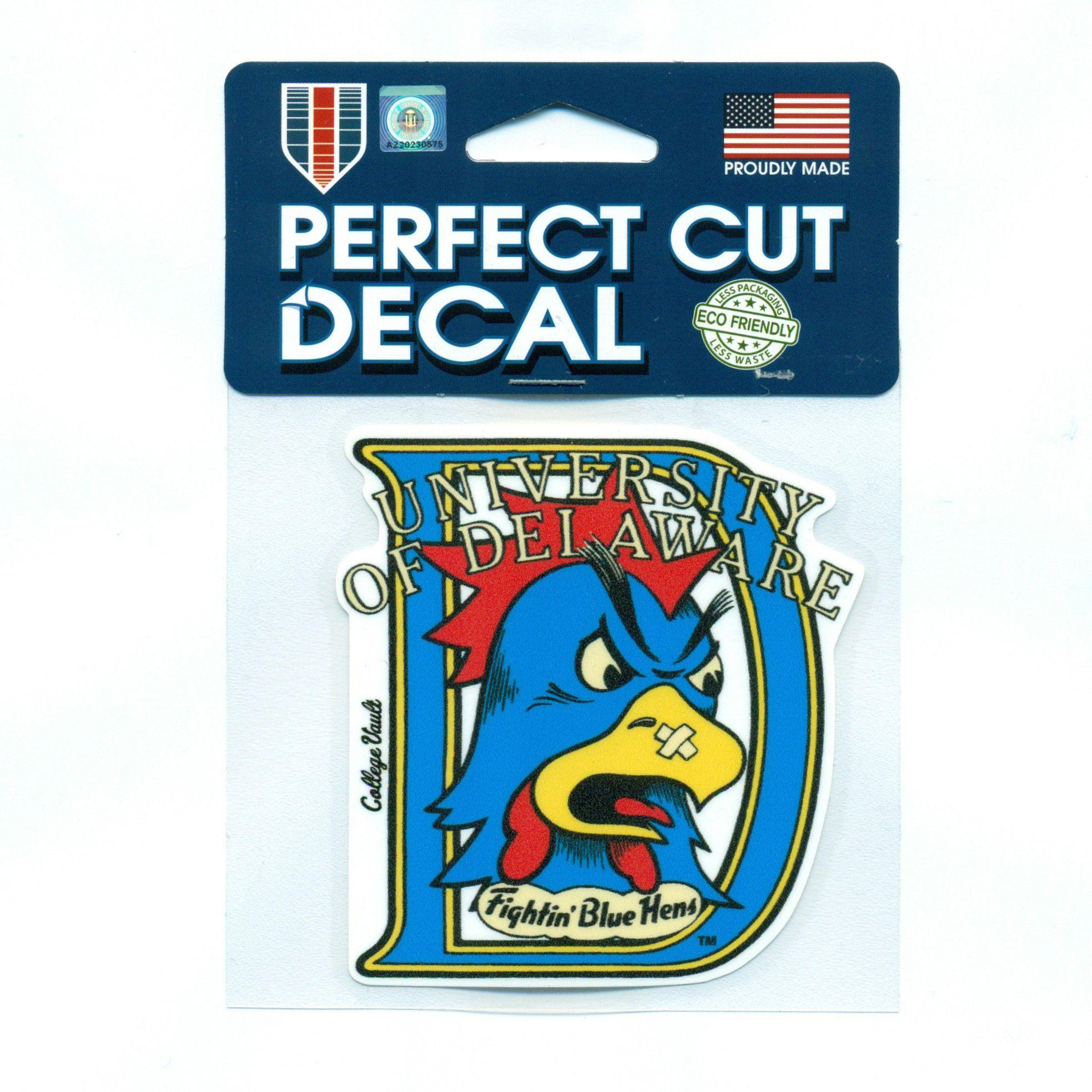 University of Delaware Blue Hens Logo - University of Delaware Vintage “Fightin' Dick” Mascot Decal ...