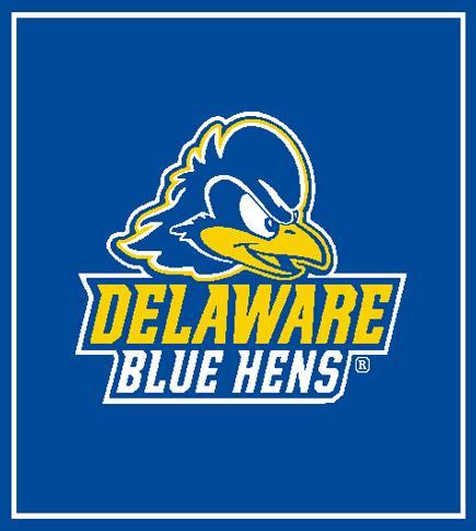 University of Delaware Blue Hens Logo - University of Delaware New Royal Blue Hens 50 x 60 | Custom Made Comfort