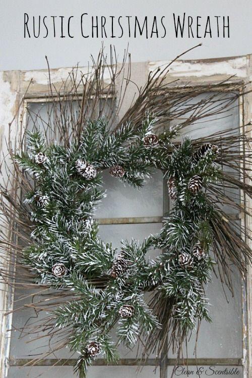 Rustic Wreath Logo - Rustic Christmas Wreath and Blog Hop and Scentsible