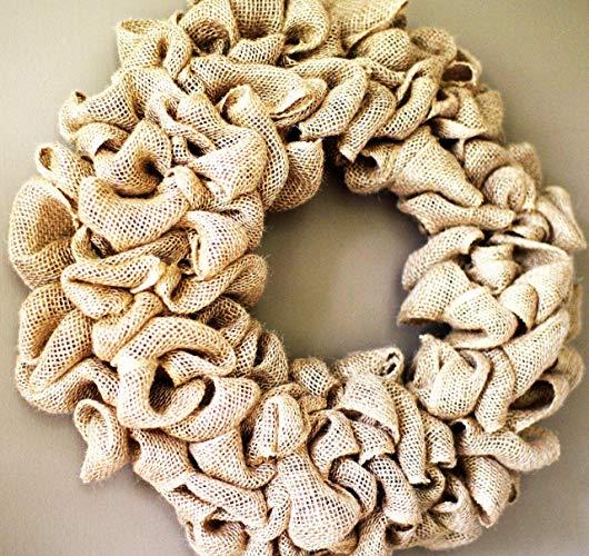 Rustic Wreath Logo - inch Burlap wreath, Wedding wreath, Rustic wreath