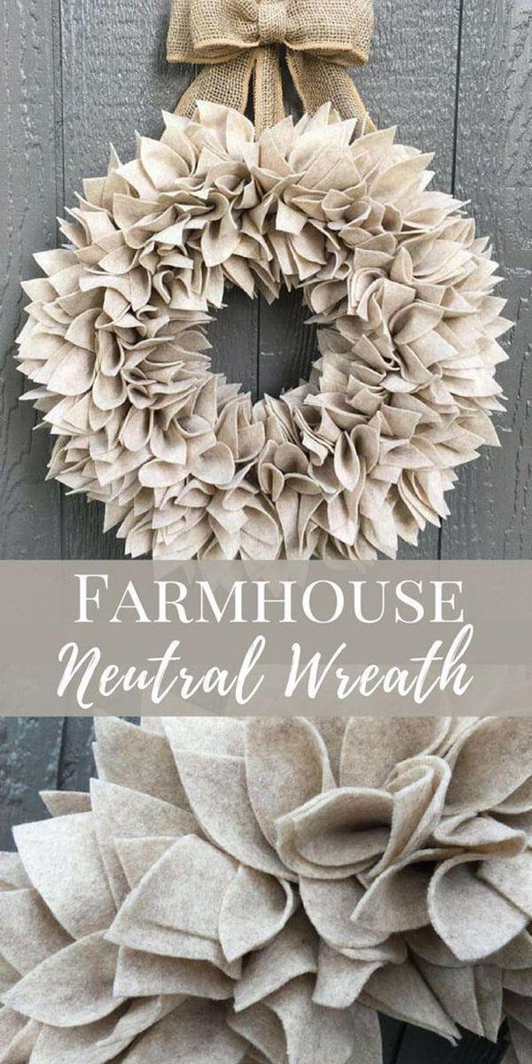 Rustic Wreath Logo - 33 Best Rustic Farmhouse Wreath Ideas and Designs for 2019