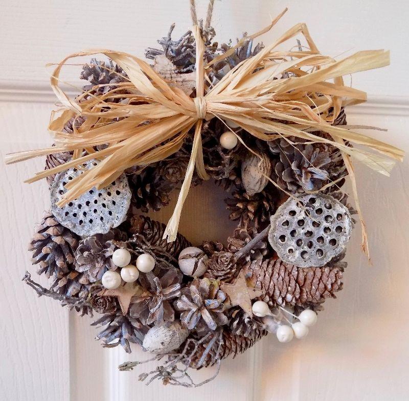 Rustic Wreath Logo - Artificial Rustic Wreath