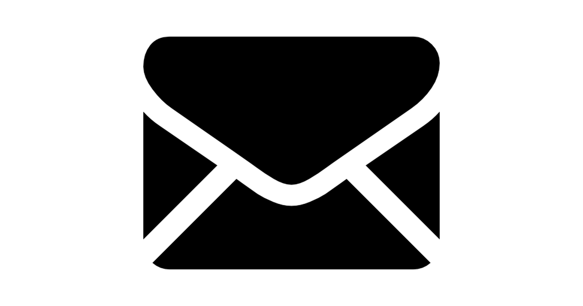 Black Email Logo - Email logo black png 1 » PNG Image