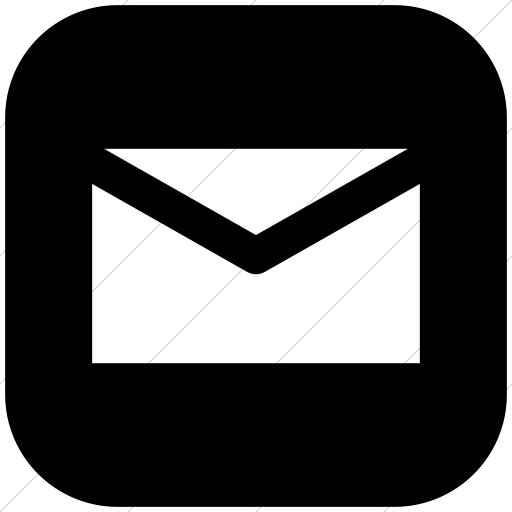 Black Email Logo - Free Email Icon Black And White 126319. Download Email Icon Black