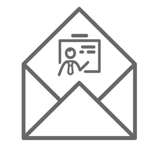 Black Email Logo - MyCUI